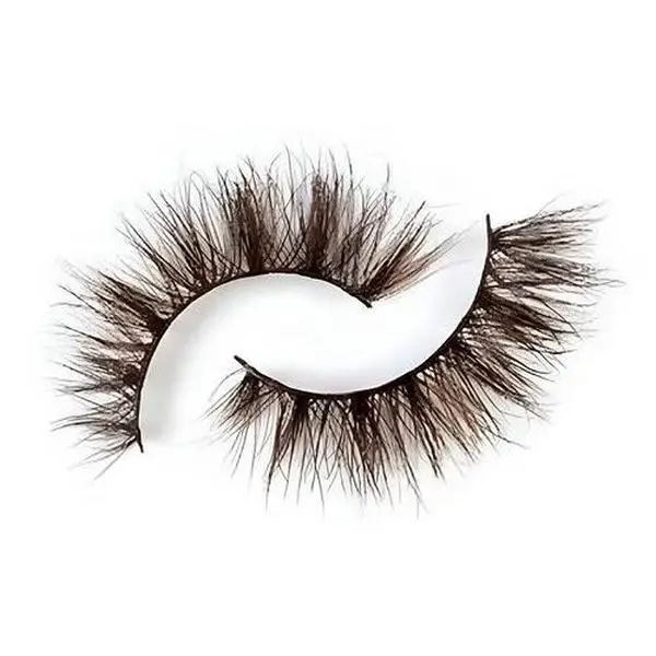Lottiepop28, Calypso,Brown Faux Mink, 1 Pair of Natural False Eyelashes Lash Extensions, for Women and Girls Eye Makeup Enhancement