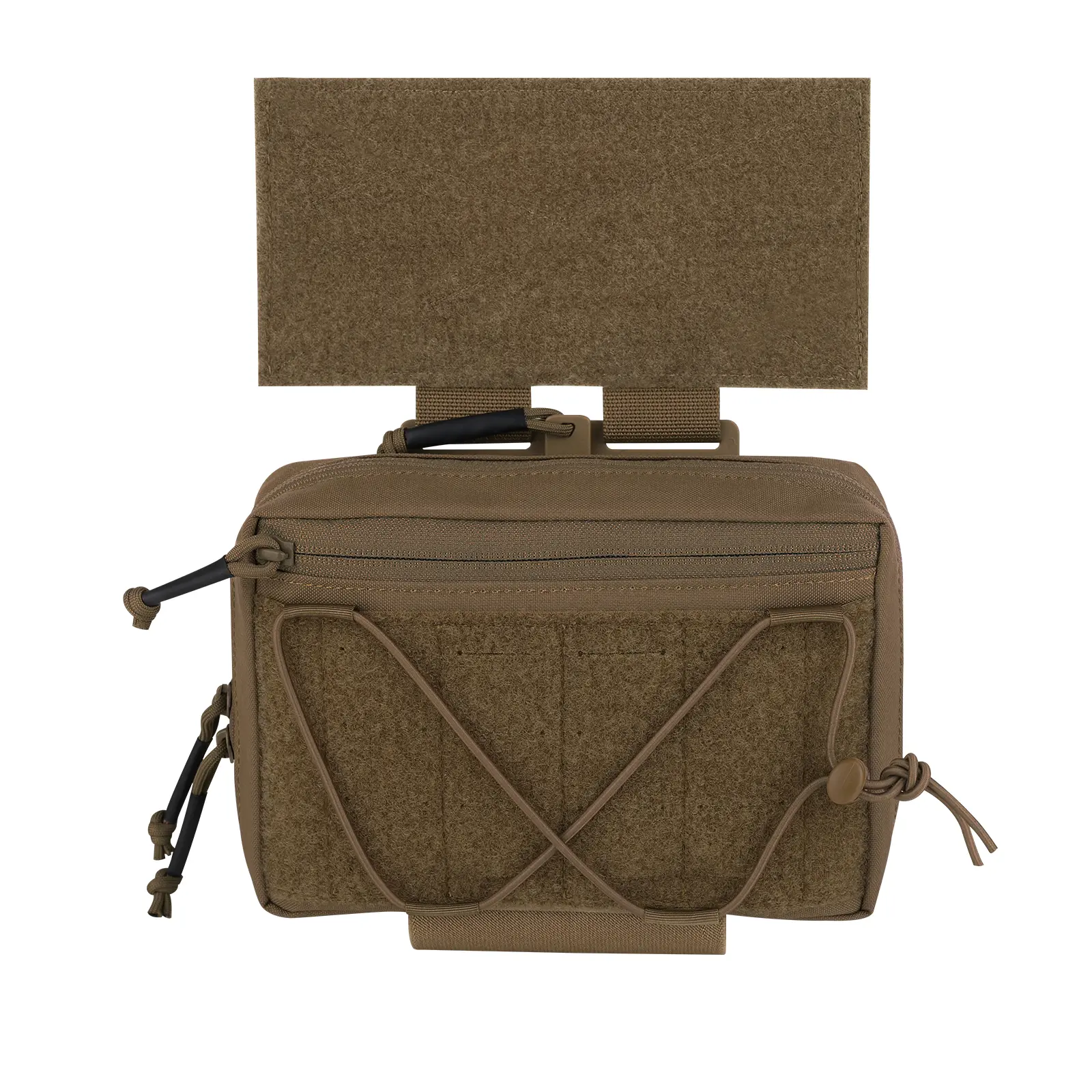 KRYDEX Tactical Drop Pouch, Waterproof 500D Nylon Convertible Belt Bags with MOLLE Slots & Quick Release Buckle, Modular Gear for Chest Rigs & Hiking Accessories, Backpacking Gear