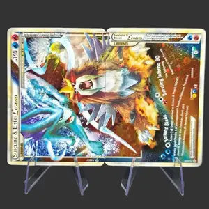 Suicune & Entei Legend 94/95 & (Top) 95/95 (Bottom) - Unleashed