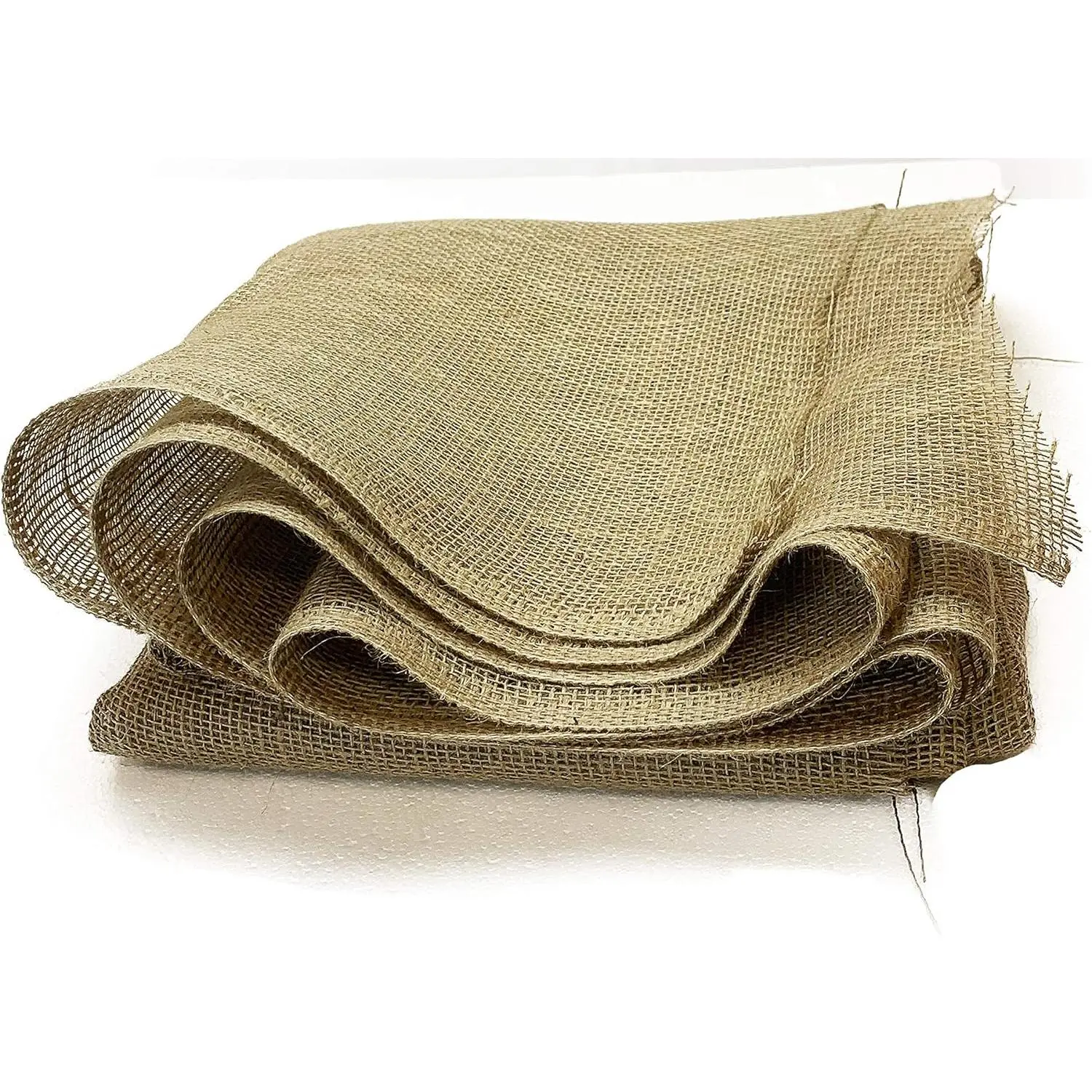 54-Inch x 15-ft Loose Weave Jute-Burlap Liners, 68 SFT Gardening Supplies for Raised Beds, Shade, Erosion Control & Netting Blanket, Jute Netting 48