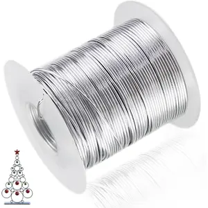 164  Ultra-Soft 18 Gauge  Wire - 1mm Bendable Metal Craft Wire for  Making, Sculpting, Floral Wreath & DIY Christmas Ornaments ()