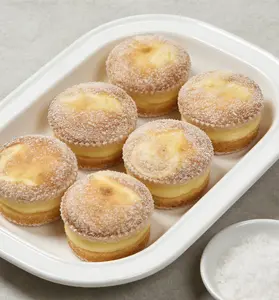 Soft Coconut Sandwich Cakes - 6 Count, Rich Coconut Shreds, Creamy Smooth Filling, Low Sodium, Low Fat, Room Temperature Dessert Snacks for Tea Time, Gifting,summervibes