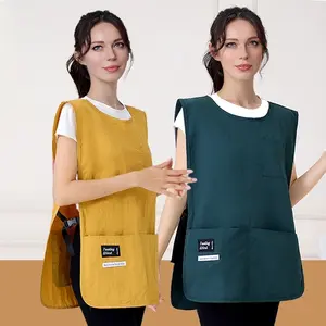 Simple New Dirt Resistant Apron Vest for Kitchen Baking and Hair Salon, Unisex Workwear, Ideal for Cooking and Dining, Comfortable and Durable