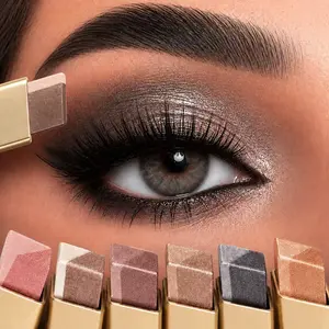 MooGlamor Two-Color Eyeshadow Pencil Set Long Lasting fastness Matte Natural Makeup Effect Waterproof Smudgeproof Eye Shadow Stick Suitable For Beginners Cosmetic
