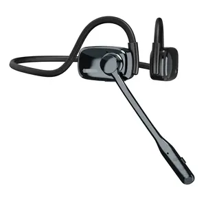 2B2C LK12 Open Ear Headphones,Noise Cancelling Mic, Ideal for Meeting, Running & Cycling (Black, Indoor Hearing Protection)- ENC Mic Noise Reduction!  | #WirelessHeadset #OfficeEssentials #GamingGear