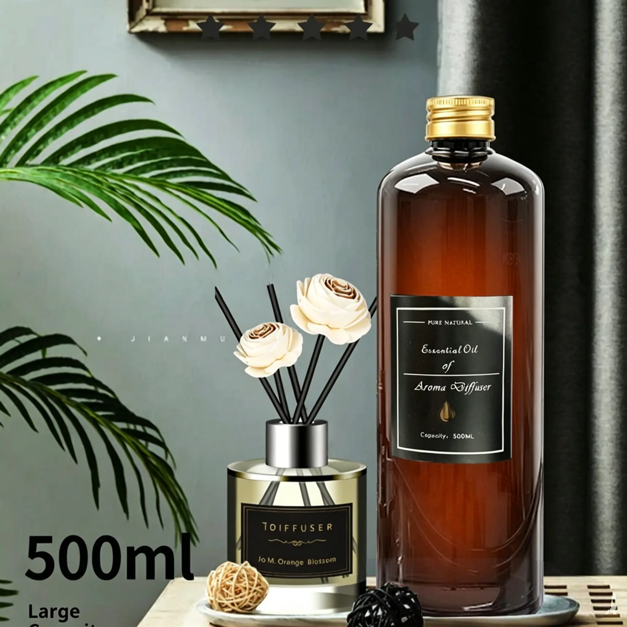 500ML Ritz-Carlton Essential Oil Diffuser, Home Perfume Aromatherapy Machine, Hotel Scented Oil, Home Fragrance Products, Spray Bottle, Car Air Freshener