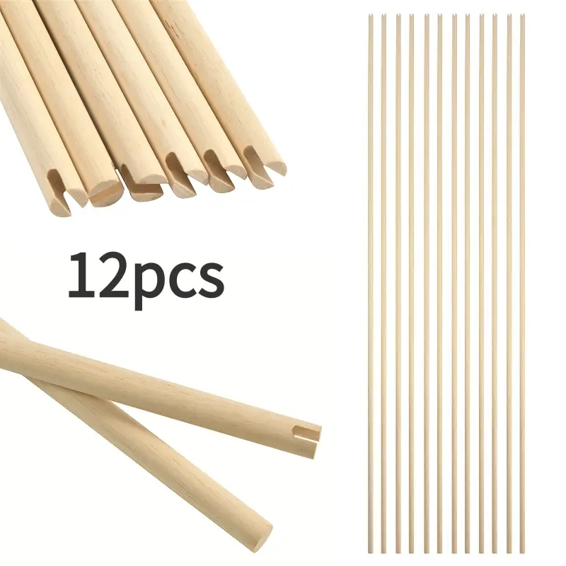 12pcs Archery Arrow Rods - 80cm, 240g, Smooth, Fine, Strong Design, Symmetrical, Durable, Lightweight, Unified Specifications, Moderate Toughness - Basic Archery Accessories for Beginners