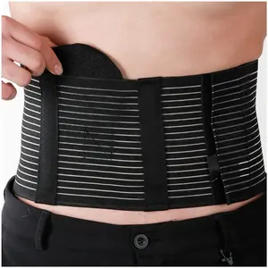 Menswear Body Shaper Shapewear Umbilical Navel Hernia Support Fitness Sports Comfortable Belt Abdominal Binder With Compression Pad Trainer Polyester