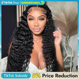 [Spring/Summer Essential] Wiggins Hair 200% Density Halo Braid Glueless Pre Styled Wig Deep Wave 13x4 Lace Front Wigs Human Hair Ready To Go Pre Cut Lace Beginner Friendly #SummerVibes