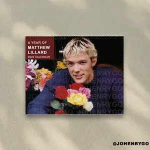 A Year Of Young Matthew Lillard Calendar 2026 - Matthew Lillard Blonde 90s, Daddy Matthew Merch for Fan,Home Decor, Office Decor-New Year Holiday Gift