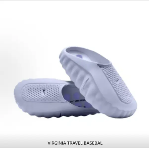 Fashion Light Purple Slip‑On Clogs Hollow Breathable Thick Sole Comfort Slippers For Men Women Indoor & Outdoor Use