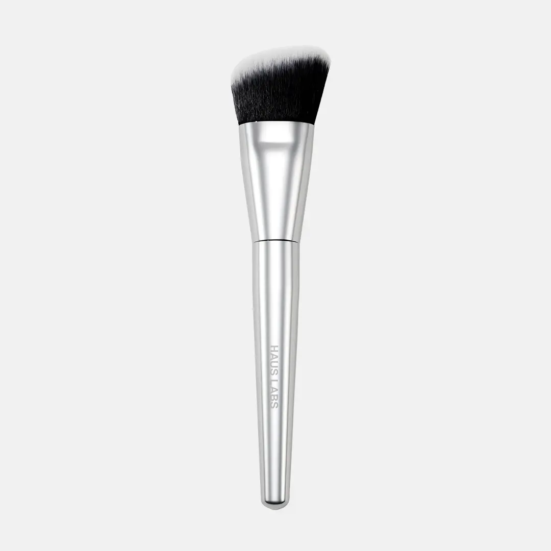 HAUS LABS Foundation Brush | Soft Buildable Buffing & Blending Brush