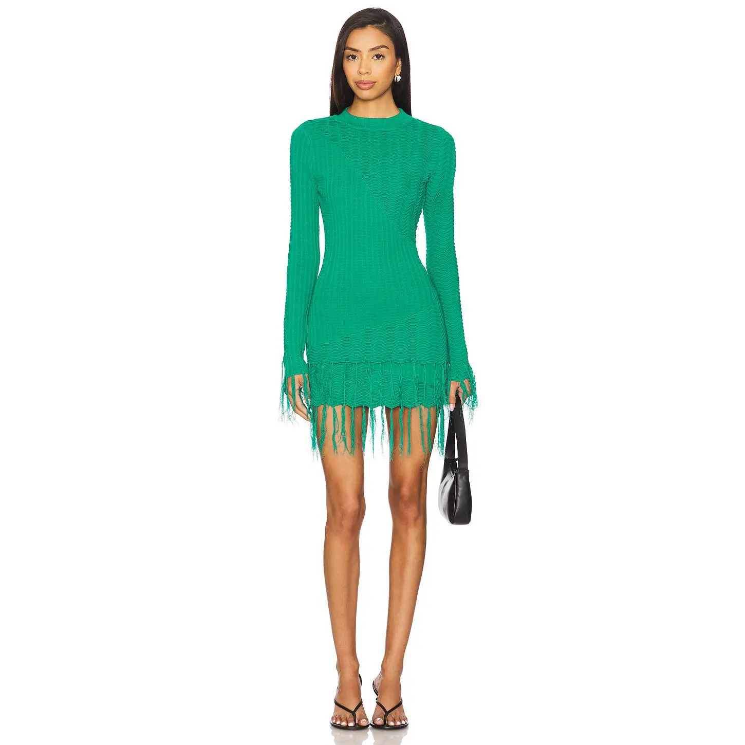 YLLW THE LABEL Freya Fringe Set in Green