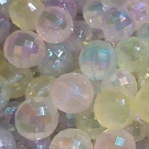 16mm Disco Luminous Bead Mix 25pk