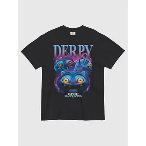 KPop Demon Hunters Derpy Tiger Heartthrob Comfort Colors T-Shirt