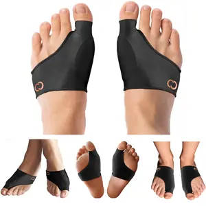 Copper Compression Bunion Sleeve | Cushioned Side of Foot Protection for Men & Women