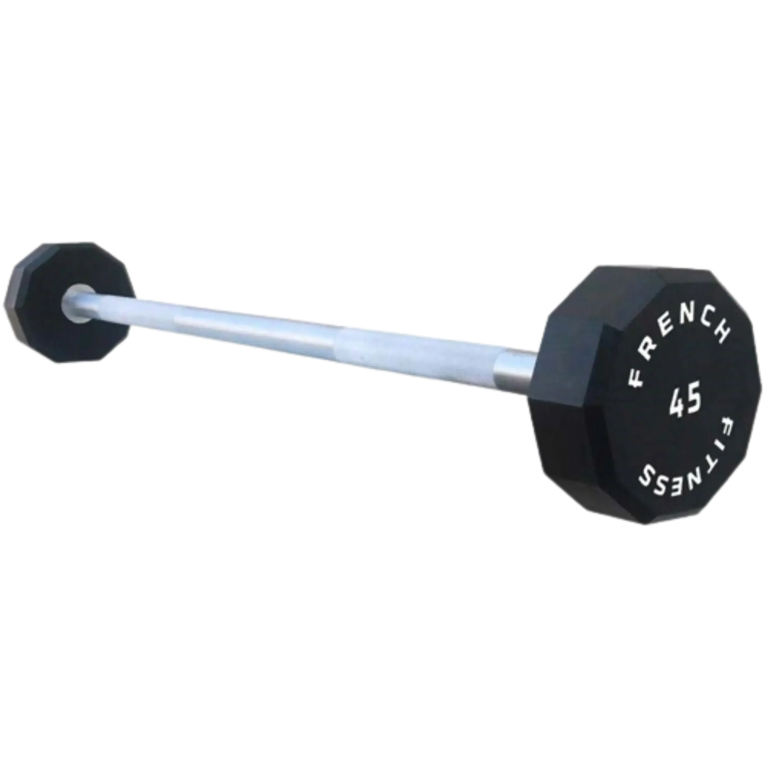 45 lb Straight Urethane Barbell, Single Fixed Weight Bar for Resistance Training, Arm Exercises, and Home Gym Workouts, Barbell Weight, Workout Equipment, Arm Exercise Equipment