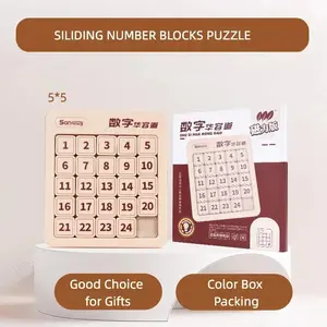 Digital Sliding Block Puzzle, Advanced Huarong Road Game, ABS Material Brain Teaser Toy, Birthday or Holiday Gift, Shape Recognition Puzzles