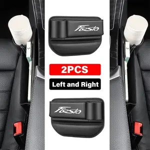 Ford Fiesta Car Seat Gap Storage Box, Car Console Organizer, PU Leather Material, Multi-Functional Design, Easy Clean & Durable, Ideal for Car Interiors