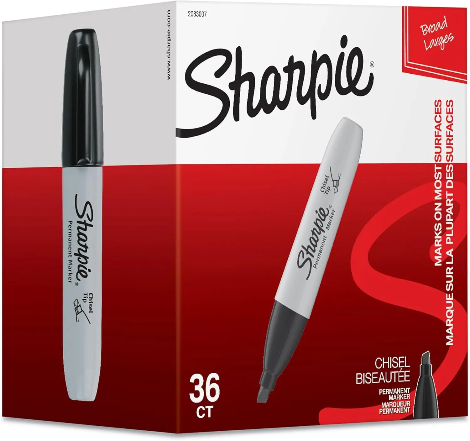 Sharpie Markers, 36-Count Office Stationery Supplies, Writing Stationery, Multi Colored Pen for Computers & Office Equipment Use