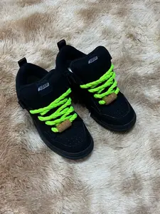 Warrior Casual Shoes, Men's Versatile Sneakers, Sports Shoes, Walking Shoes, Fluorescent Laces, Thick Tongue, Pure, Skateboarding, Streetwear, Outdoor