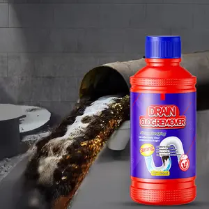 Professional Strength Drain Cleaner Fast Acting Clog Remover for Kitchen Sink Bath Tub Shower Drain Pipe Unblocker Safe for Pipes Bathroom Cleaner Cleaner Treatment Agent Household Cleaning Supplies