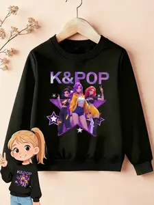 Girl Group Crewneck Sweatshirt | Anime Style Fan Pullover | Trendy Music Lover Gift for Teens & Adults