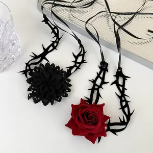 Rose Thorn Choker Necklace