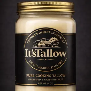 Grass-Fed, Grass-Finished Jarred Cooking Tallow Grass-Fed, Grass-Finished Jarred Cooking Tallow