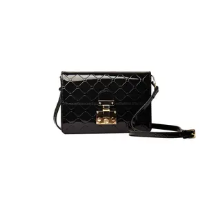 Bravo Handbags BH30-1889SIL Mini Galina in Python Print Handbag, Silver