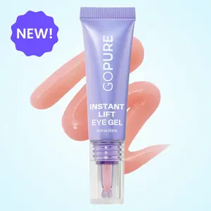 NEW! GOPURE Instant Lift Eye Gel - For Puffiness & Bags, Wrinkles, Fine Lines and Dark Circles, Anti Aging Skin Care for Men & Women with Collagen Targeting Biotech Serums