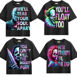 Half and Half Halloween Character Top