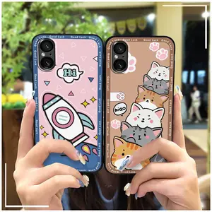Cover Durable Phone Case For Sony Xperia5 V Waterproof Cartoon Silicone Full wrap Phone Pouch Soft case Fashion Design Phone Protector Cute Mobile Case Shockproof Anti-dust TPU