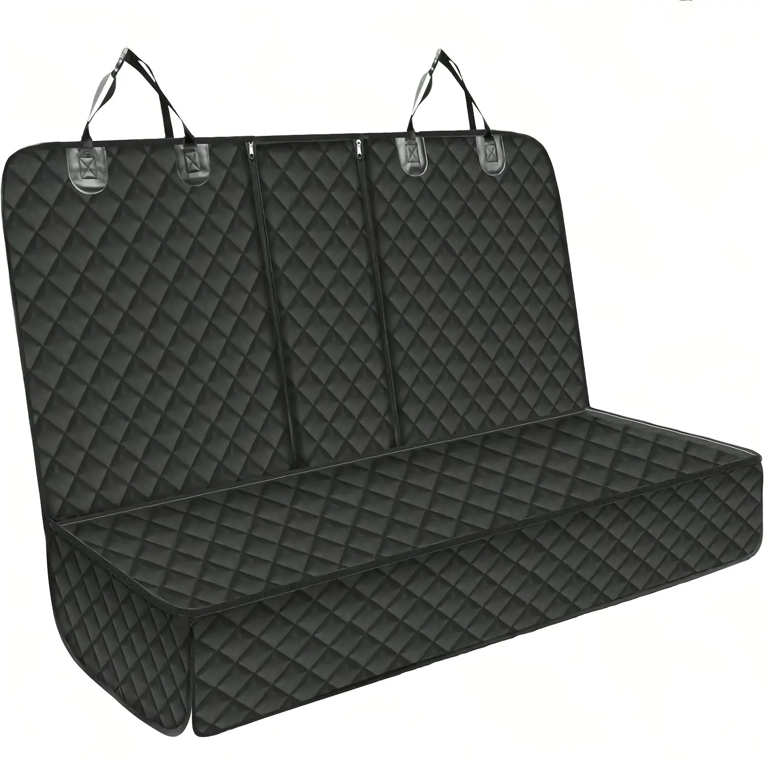 Durable Non-Fabric Car Back Seat Cover, Vehicle & Auto Interior Accessories | Scratch-Resistant, Slip-Resistant, Washable, Armrest-Compatible, Protects Against Car Pet Fur, Mud, Cars, Vehicle Accessories