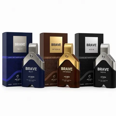Brave Bundle 3pcs - 3.4oz Eau de Parfum - Pour Homme- by Mirada Perfumes