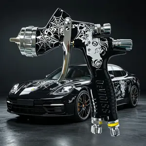 Limited Edition Devidiss Hvlp Spray Gun, 1.3mm 600ML Carved, High Atomization Air Paint Sprayer for Car Paint, Auto Body, DIY Projects