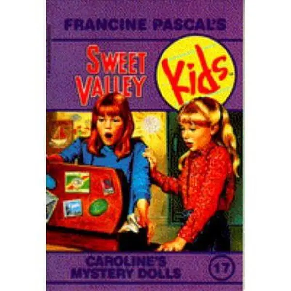Used Francine Pascal's Sweet Valley Kids No.17 Caroline's Mystery Dolls Paperback Storybook - Caroline Pearce, 0.18 lb Porcelain Doll-Themed Educational Reading Material for Children & Girls, Intact Dust Cover, English Language