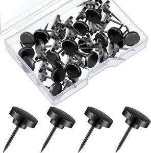 30Pcs/Set Push Pins,Metal Thumb Tacks for Picture Photo Hanging,Wall Pins for Board Posters Bulletin Maps,Wall Tack for Office Home Decor,Hand Tools Kits,Tools & Hardware ﻿