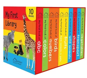 My First Library: Boxset of 10 Board Books for Kids Board book