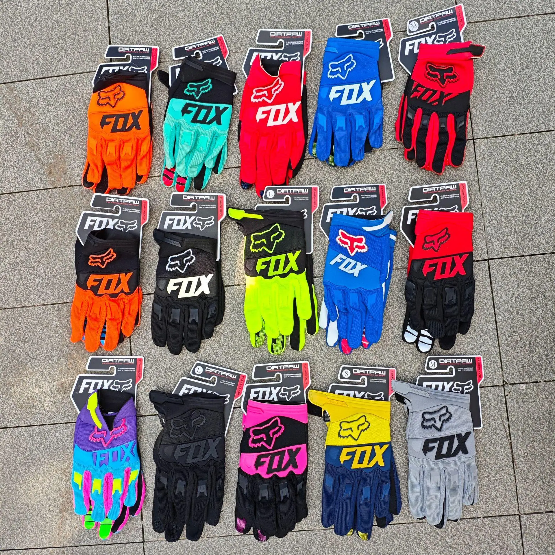 Unisex Anti-Slip Sports Gloves, Motocross Gear Dirt Bike Gloves for Cycling, Motorcycle Off-Road Outdoor Activities (Multiple Colors)