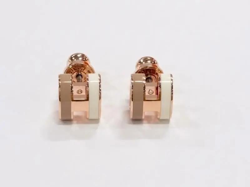 Pre-owned Hermès Mini Pop H earrings 4000042411891