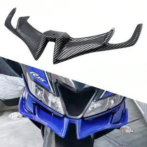 Motorcycle Front Fairing Spoiler Wing, Tip Aerator, Front Cowl Guide Plate, Intake Spoiler Wing, Single Piece Installation