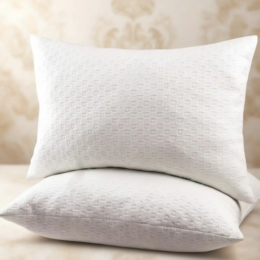 2 Pack NY Textile Haus Queen & King Size Adjustable Cooling Rayon from Bamboo Pillow for Sleeping Knee Back Neck Pillow