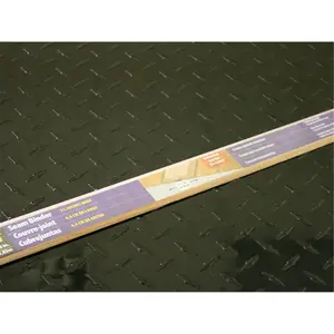 Md Building Products 85043 Oak Wood Moulding - 72 in. Natural W134, Floor Covering Seam Binding, Includes Screws