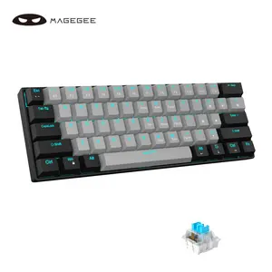MageGee 61% mechanical keyboard Star61 gaming keyboard ,  PBT Keycaps, DIY Keycap Replacement,Convenient to carry,Suitable for gaming and office use