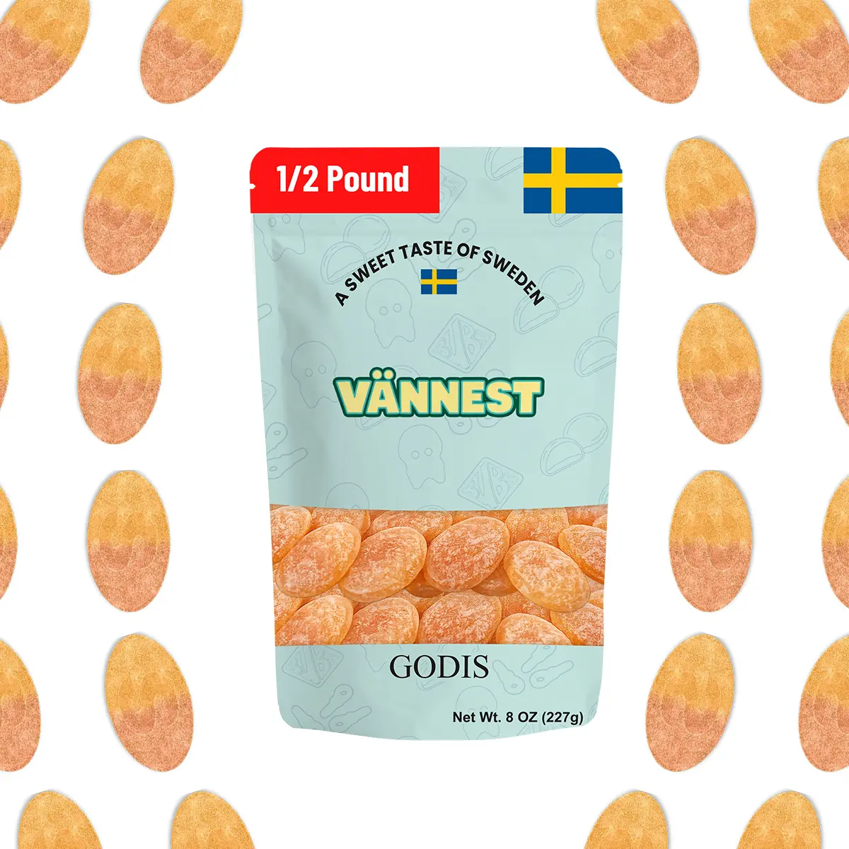 Swedish Candy S-Marke Sour Lemon Rasberry 1/2 Pound Bonbon Snack Imported Swedish Candy TikTok Exclusive Fizzy Disks