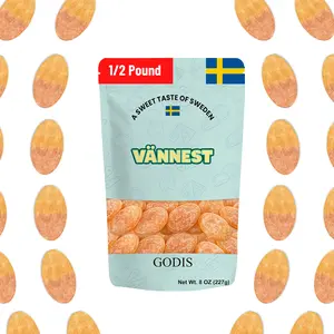 Swedish Candy S-Marke Sour Lemon Rasberry 1/2 Pound Bonbon Snack Imported Swedish Candy TikTok Exclusive Fizzy Disks