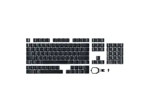 ASUS ROG PBT Doubleshot Keycap Set for ROG RX Switches, black