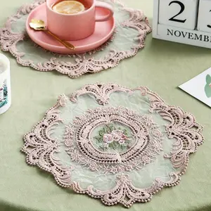 Four-Piece Set Insulated Polyester Pads, Table Decorative Heat-Resistant Mats, Home Decoration Accessories, Ca Prop 65 Compliant