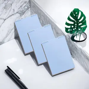 1pc Blue Plastic Ring Binder – Loose Leaf Notebook with 1 Inch Rings, Refillable Pages for School, Office, Daily Use (Single)